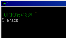 Emacs の起動