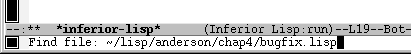 open bugfix.lisp