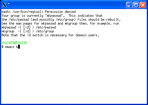 Emacs の起動