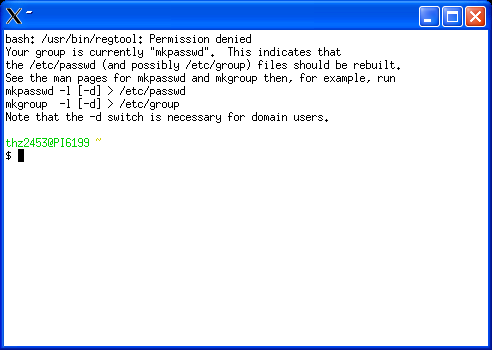 X Window System の起動