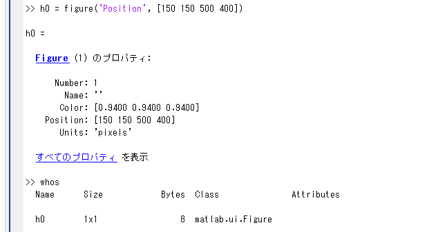 figure handle MATLAB R2016a